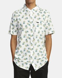 1 ANP Dmote Reflections - Camisa de manga corta para Hombre  W1SHICRVP1 RVCA