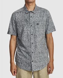 1 Oblow Waves - Chemise manches courtes pour Homme  W1SHIDRVP1 RVCA