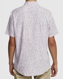 1 Oblow Waves - Short Sleeve Shirt for Men Roxo W1SHIDRVP1 RVCA