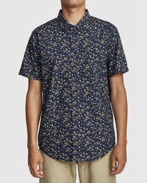 1 Eternal - Camisa de manga corta para Hombre Azul W1SHIERVP1 RVCA