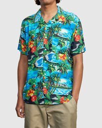 1 Kawela - Camisa de manga corta para Hombre  W1SHRCRVP1 RVCA