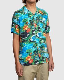 5 Kawela - Camisa de manga corta para Hombre  W1SHRCRVP1 RVCA