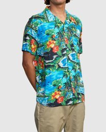 6 Kawela - Camisa de manga corta para Hombre  W1SHRCRVP1 RVCA