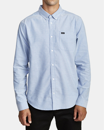 6 That'll Do Stretch - Long Sleeve Shirt for Men  W1SHRIRVP1 RVCA
