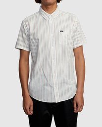 2 Cassidy Stripe - Short Sleeve Shirt for Men  W1SHRNRVP1 RVCA
