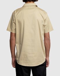 3 Recession Collection Day Shift - Short Sleeve Shirt for Men  W1SHRSRVP1 RVCA