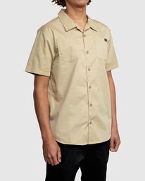6 Recession Collection Day Shift - Short Sleeve Shirt for Men  W1SHRSRVP1 RVCA