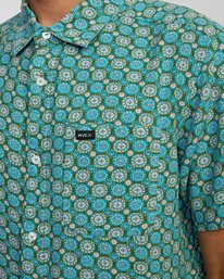 4 Vanner Gauze - Camisa de manga corta para Hombre  W1SHSIRVP1 RVCA