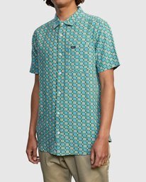 5 Vanner Gauze - Camisa de manga corta para Hombre  W1SHSIRVP1 RVCA