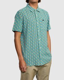 6 Vanner Gauze - Camisa de manga corta para Hombre  W1SHSIRVP1 RVCA
