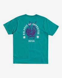0 Superblast RVCA Balance - T-shirt pour Homme Bleu W1SSRORVP1 RVCA