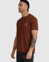 3 VA All The Ways - T-Shirt for Men Brown W1SSSLRVP1 RVCA