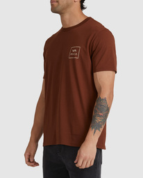 4 VA All The Ways - T-Shirt for Men Brown W1SSSLRVP1 RVCA