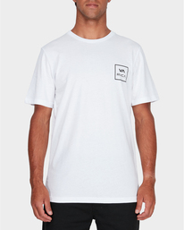 9 VA All The Ways - Camiseta para Hombre Blanco W1SSSLRVP1 RVCA