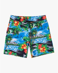 5 VA Elastic 17" - Swim Shorts for Men Grey W1VORDRVP1 RVCA