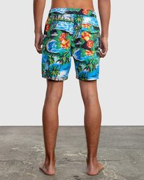 1 VA Elastic 17" - Swim Shorts for Men Grey W1VORDRVP1 RVCA