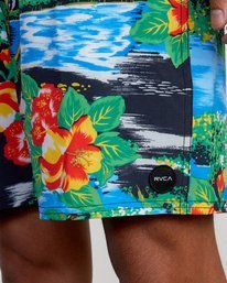 2 VA Elastic 17" - Swim Shorts for Men Grey W1VORDRVP1 RVCA