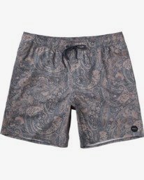 0 Barnes 17" - Elasticated Shorts for Men Multi W1VORGRVP1 RVCA