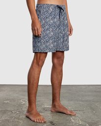 5 Perry 17" - Elasticated Shorts for Men  W1VORHRVP1 RVCA