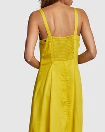 2 Jethro - Robe midi pour Femme Jaune W3DRRJRVP1 RVCA