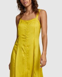 1 Jethro - Robe midi pour Femme Jaune W3DRRJRVP1 RVCA