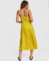 5 Jethro - Robe midi pour Femme Jaune W3DRRJRVP1 RVCA