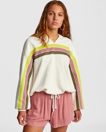 0 Mambo - Sudadera ligeramente corta para Mujer  W3FLRARVP1 RVCA