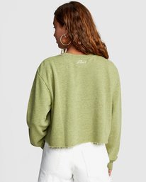 1 Kingston - Sudadera ligeramente corta para Mujer  W3FLRBRVP1 RVCA