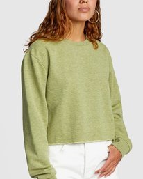 2 Kingston - Sudadera ligeramente corta para Mujer  W3FLRBRVP1 RVCA