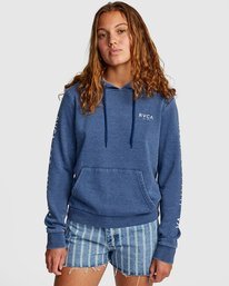 0 RVCA Classic - Hoodie for Women Blue W3HORCRVP1 RVCA