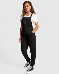 2 Recession Collection Moonshine - Zip Front Dungarees for Women  W3ONRJRVP1 RVCA