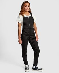 4 Recession Collection Moonshine - Zip Front Dungarees for Women  W3ONRJRVP1 RVCA