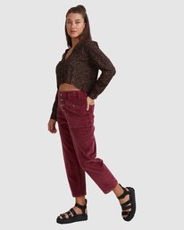 2 Badder - Pantalón de pana para Mujer Rojo W3PTRARVP1 RVCA