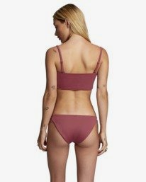 0 Solid - Braguita de bikini discreta para Mujer Violeta W3SBRCRVP1 RVCA