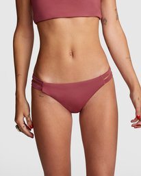 2 Solid - Braguita de bikini discreta para Mujer Violeta W3SBRCRVP1 RVCA