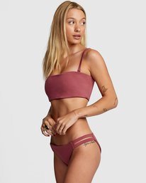 3 Solid - Braguita de bikini discreta para Mujer Violeta W3SBRCRVP1 RVCA