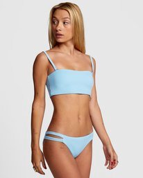 4 Solid - Braguita de bikini discreta para Mujer Negro W3SBRCRVP1 RVCA