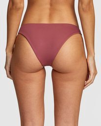 4 Solid Medium - Medium Bikini Bottoms for Women Purple W3SBRORVP1 RVCA