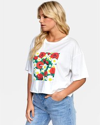 3 Super Bloom - T-shirt court pour Femme  W3SSIDRVP1 RVCA