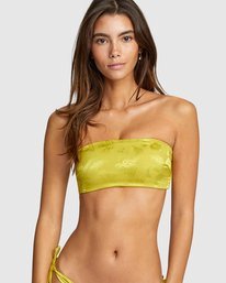 3 Bora Bora Bandeau - Haut de bikini pour Femme Jaune W3STRFRVP1 RVCA