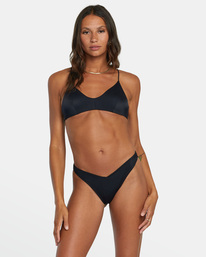 1 Solid Crossback - Bikini Top for Women Black W3STSDRVP1 RVCA