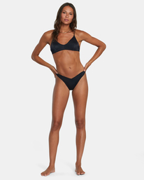 3 Solid Crossback - Bikini Top for Women Black W3STSDRVP1 RVCA
