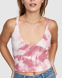 2 Captured - Rib Knit Vest Top for Women  W3TPRLRVP1 RVCA