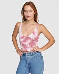 4 Captured - Rib Knit Vest Top for Women  W3TPRLRVP1 RVCA