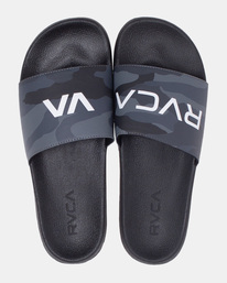 2 RVCA Sport - Claquettes pour Homme Vert W4FFMARVP1 RVCA