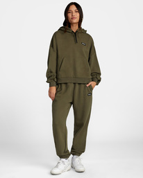 4 VA Essential - Hoodie for Women Green W4HOWCRVP1 RVCA