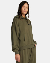 6 VA Essential - Hoodie for Women Green W4HOWCRVP1 RVCA