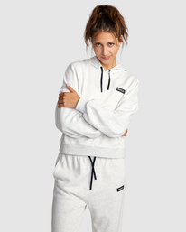 1 VA Essential - Sweat &agrave; capuche pour Femme Blanc W4HOWCRVP1 RVCA