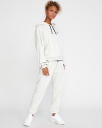 2 VA Essential - Sweat &agrave; capuche pour Femme Blanc W4HOWCRVP1 RVCA