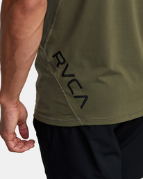 8 Sport Vent - T-Shirt for Men Green W4KTMBRVP1 RVCA